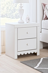 J&M Furniture - Ashley Furniture - Mollviney Nightstand - Two Drawer Night Stand - B2540-92